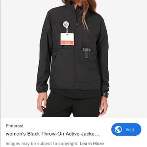 ISO figs throw on active jacket